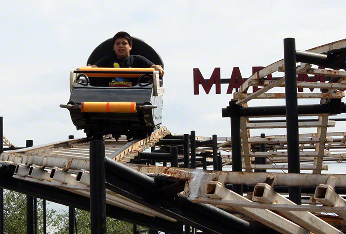 The Mad Mouse Roller Coaster at Little Amerricka Amusement Park, Marshall, Wisconsin