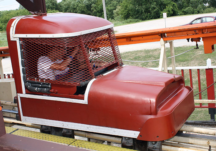 The Wild and Wooly Tobogan Roller Coaster at Little Amerricka Amusement Park, Marshall, Wisconsin