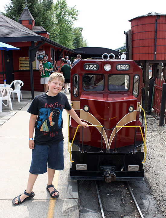 The Whisky River Railway at Little Amerricka Amusement Park, Marshall, Wisconsin