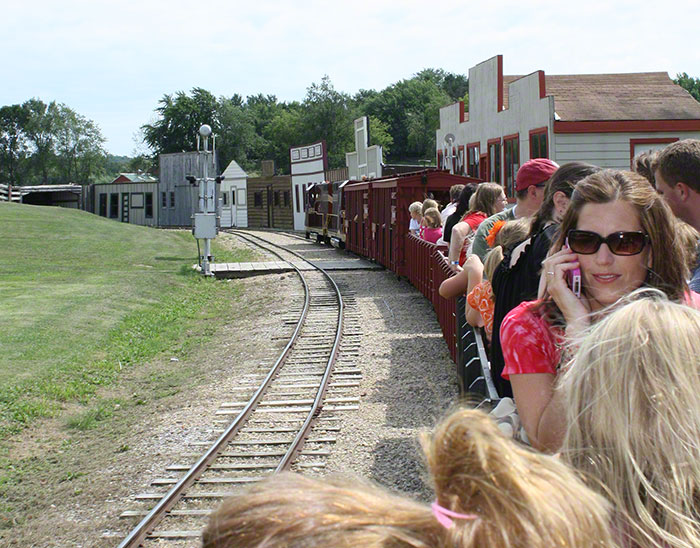 The Whisky River Railway at Little Amerricka Amusement Park, Marshall, Wisconsin