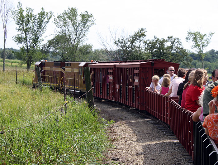 The Whisky River Railway at Little Amerricka Amusement Park, Marshall, Wisconsin