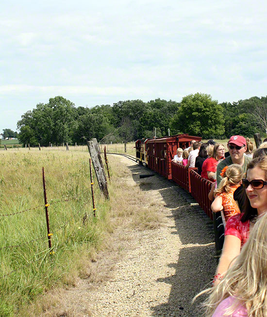 The Whisky River Railway at Little Amerricka Amusement Park, Marshall, Wisconsin