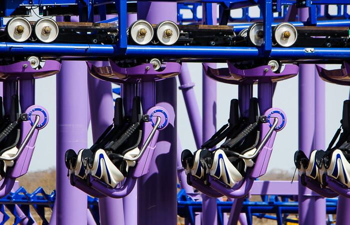 The Nopuko Sky Coaster in the Udara realm at Lost Island Theme Park, Waterloo, Iowa