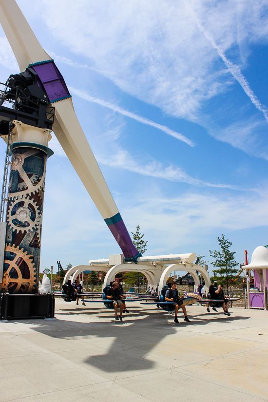 The Amara Aviators ride at Lost Island Theme Park, Waterloo, Iowa