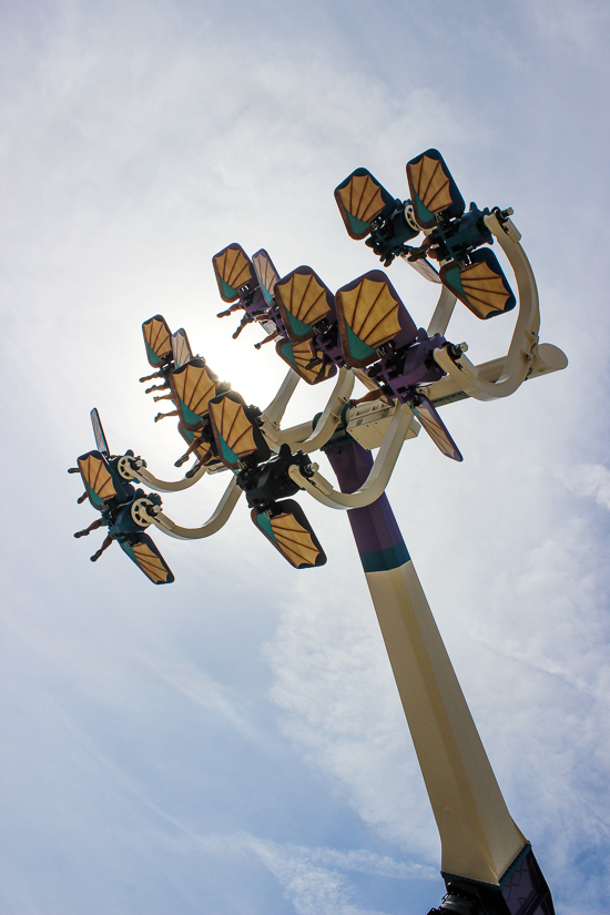 The Amara Aviators ride at Lost Island Theme Park, Waterloo, Iowa