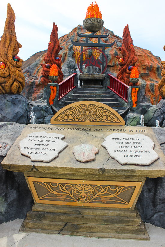 The Makatu Shrine in the Mura Realm at Lost Island Theme Park, Waterloo, Iowa