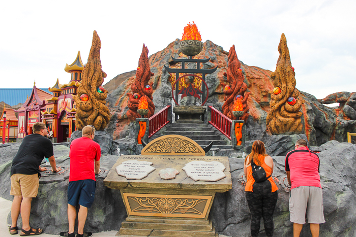 The Makatu Shrine in the Mura Realm at Lost Island Theme Park, Waterloo, Iowa