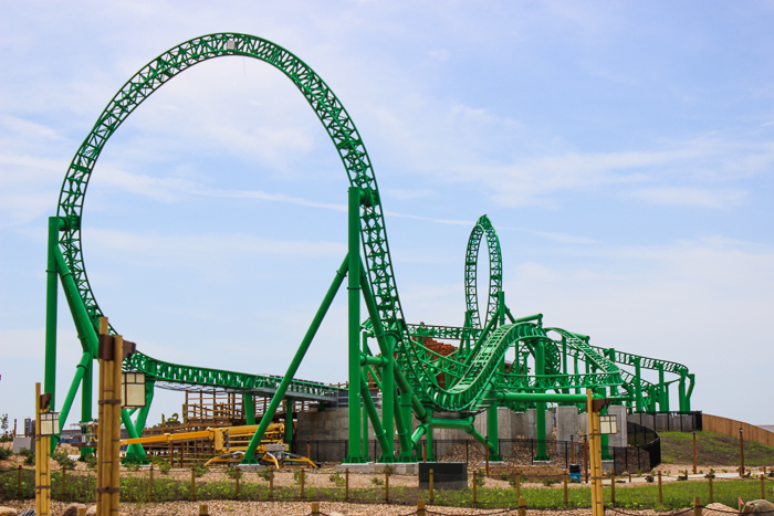 The Matugani coaster at Lost Island Theme Park, Waterloo, Iowa