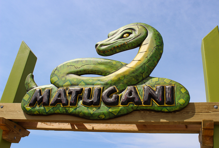 The Matugani Coaster in the Mura Realm at Lost Island Theme Park, Waterloo, Iowa