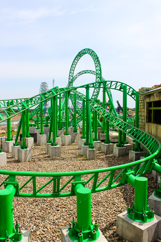 The Matugani Coaster int the Mura Realm at Lost Island Theme Park, Waterloo, Iowa