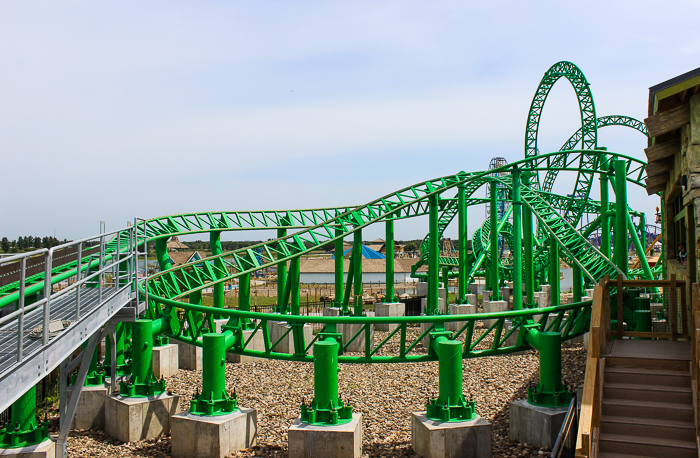 The Matugani coaster at Lost Island Theme Park, Waterloo, Iowa