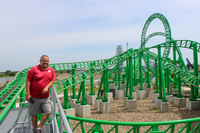 The Matugani Coaster in the Mura Realm at Lost Island Theme Park, Waterloo, Iowa