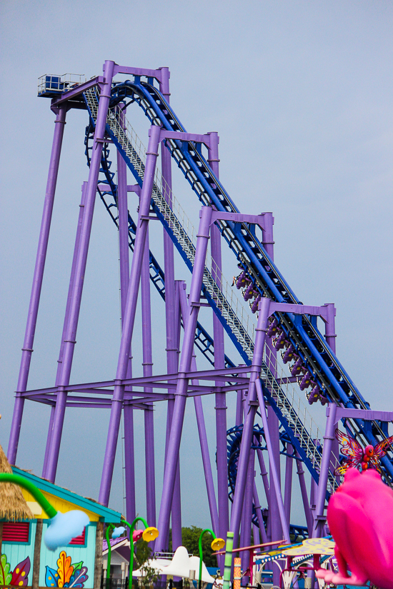 The Nopuko Sky Coaster at Lost Island Theme Park, Waterloo, Iowa