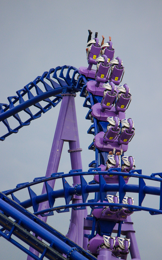 The Nopuko air coaster in the Udarai Realm at Lost Island Theme Park, Waterloo, Iowa