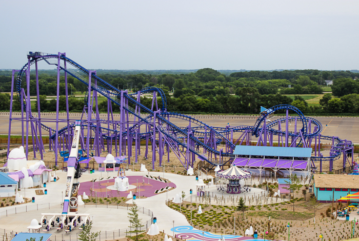 The Nopuko Sky Coaster at at Lost Island Theme Park, Waterloo, Iowa