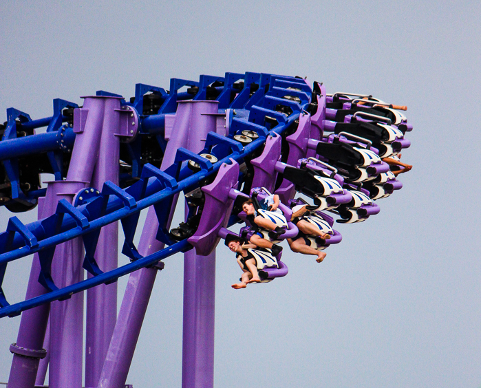 The Nopuko Sky Coaster at Lost Island Theme Park, Waterloo, Iowa