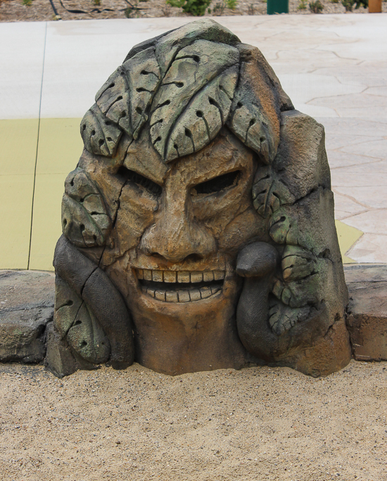 The Pengali Ruin in the Yuta Realm at Lost Island Theme Park, Waterloo, Iowa