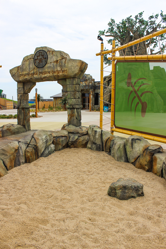 The Pengali Ruins in Yuta Realm at Lost Island Theme Park, Waterloo, Iowa