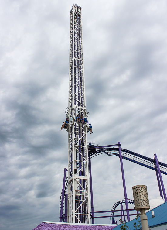 The Skyborne ride at Lost Island Theme Park, Waterloo, Iowa