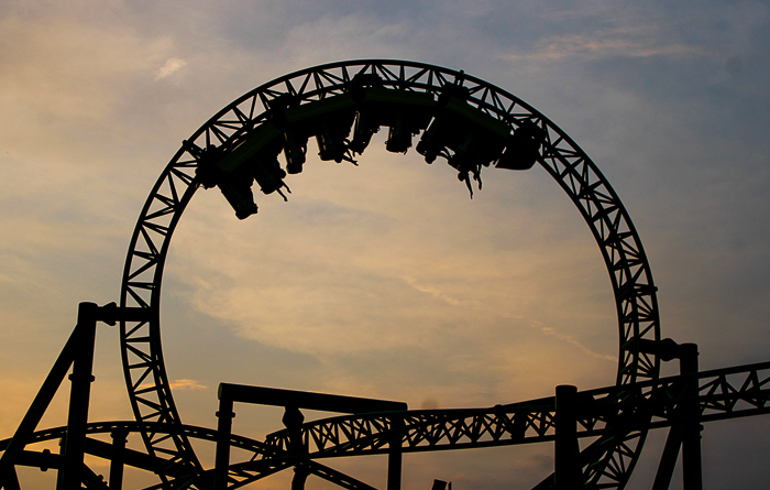 The Matugani Coaster at Lost Island Theme Park, Waterloo, Iowa