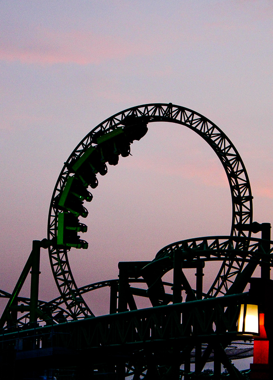 The Matugani coaster at Lost Island Theme Park, Waterloo, Iowa