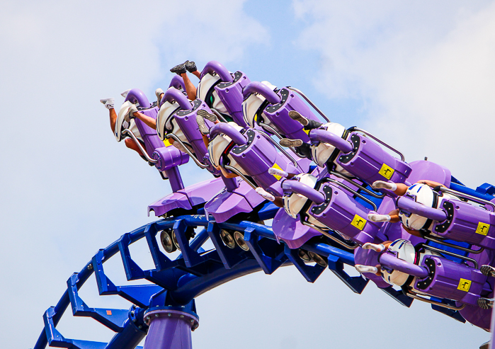 The Nopulo Sky Coaster at Lost Island Theme Park, Waterloo, Iowa