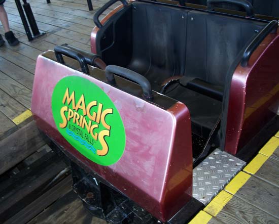 The Arkansas Twister Rollercoaster at Magic Springs Amusement Park, Hot Springs, AR