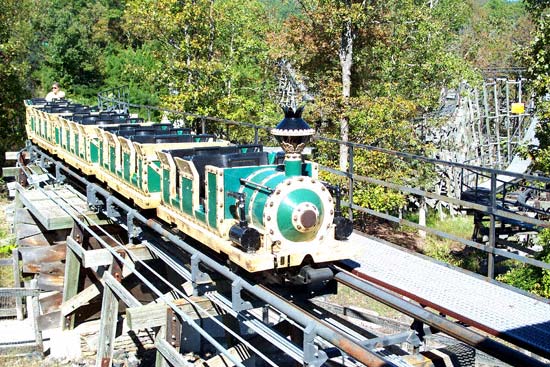 The Big Bad John Rollercoaster at Magic Springs Amusement Park, Hot Springs, AR