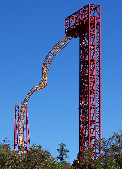  X-Coaster at Magic Springs Amusement Park, Hot Springs, AR