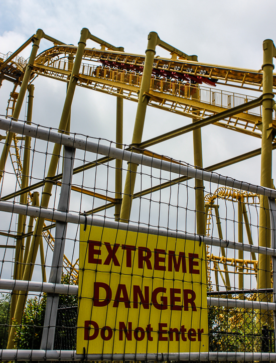 The Gauntlet Roller Coaster at Magic Springs and Crystal Falls Water and Theme Park, Hot Springs, Arkansas