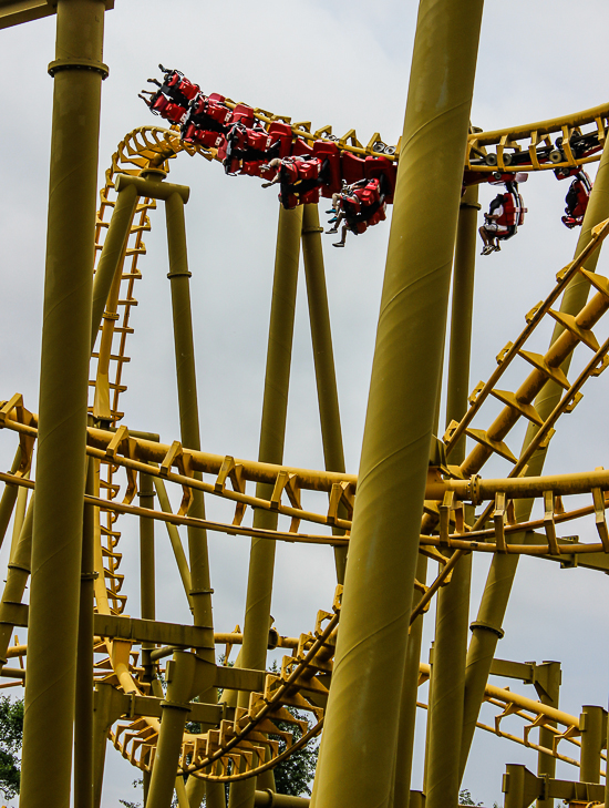 The Gauntlet Roller Coaster at Magic Springs and Crystal Falls Water and Theme Park, Hot Springs, Arkansas