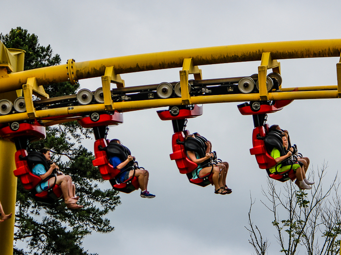 The Gauntlet Roller Coaster at Magic Springs and Crystal Falls Water and Theme Park, Hot Springs, Arkansas