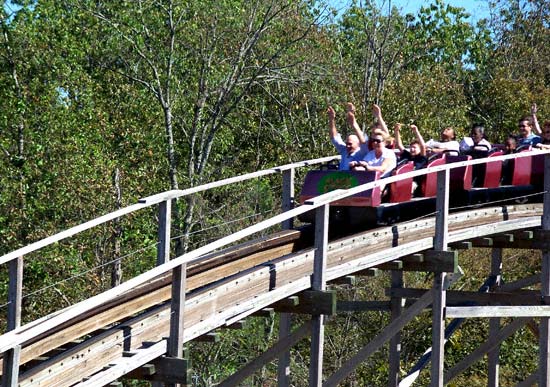 The Arkansas Twister Rollercoaster at Magic Springs Amusement Park, Hot Springs, AR