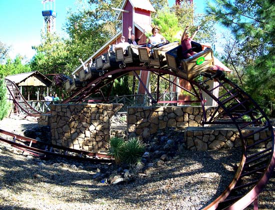 The Diamond Mine Run Rollercoaster at Magic Springs, Hot Springs, AR