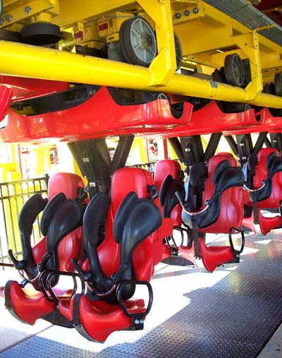 The Gauntlet Rollercoaster at Magic Springs Amusement Park, Hot Springs, AR