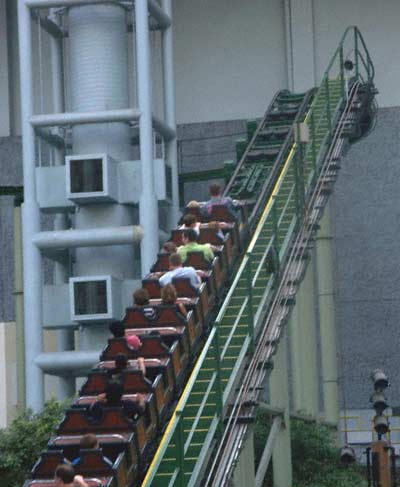 The Ripsaw Rollercoaster at The Park at Mall of America, Bloomington, Minnesota