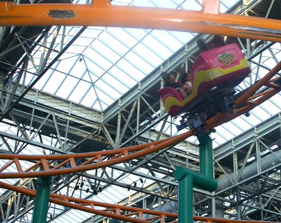 The Timberland Twister Rollercoaster at The Park at Mall of America, Bloomington, Minnesota