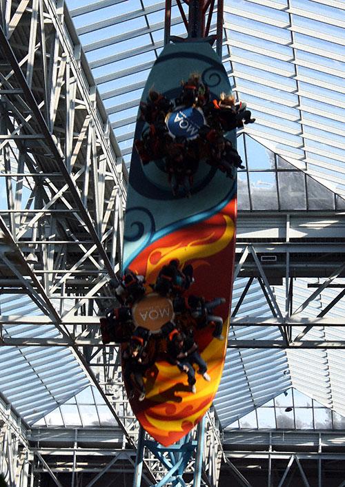 The Avatar The Last Airbender Rollercoaster at Nickelodeon Universe at the Mall of America, Bloomington, MN