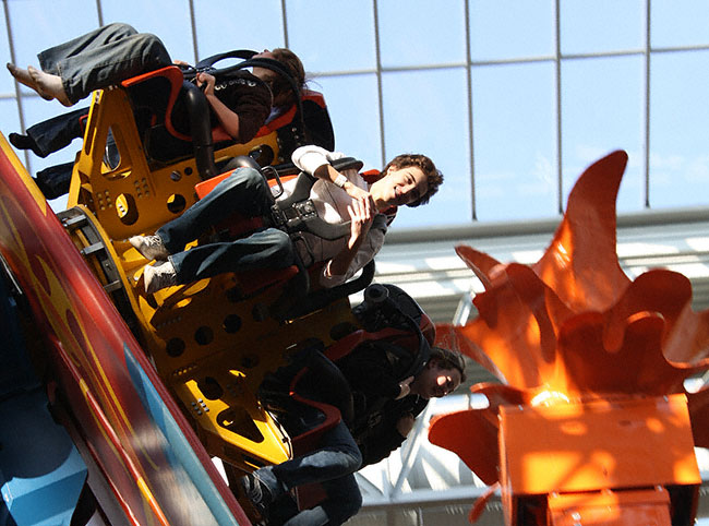 The Avatar The Last Airbender Rollercoaster at Nickelodeon Universe at the Mall of America, Bloomington, MN