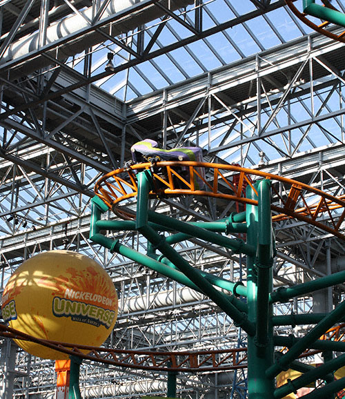 The Fairly Odd Parents Rollercoaster at Nickelodeon Universe at the Mall of America, Bloomington, MN