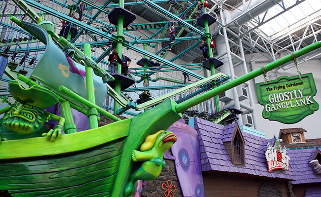 The Ghostly Gangplank at Nickelodeon Universe at the Mall of America, Bloomington, MN