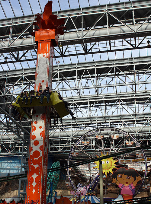 The Splat-O-Sphere at Nickelodeon Universe at the Mall of America, Bloomington, MN