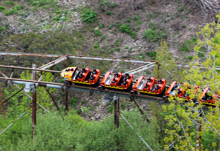 The Dragon Mountain Rollercoaster at Marineland of Canada, Niagara Falls, Ontario