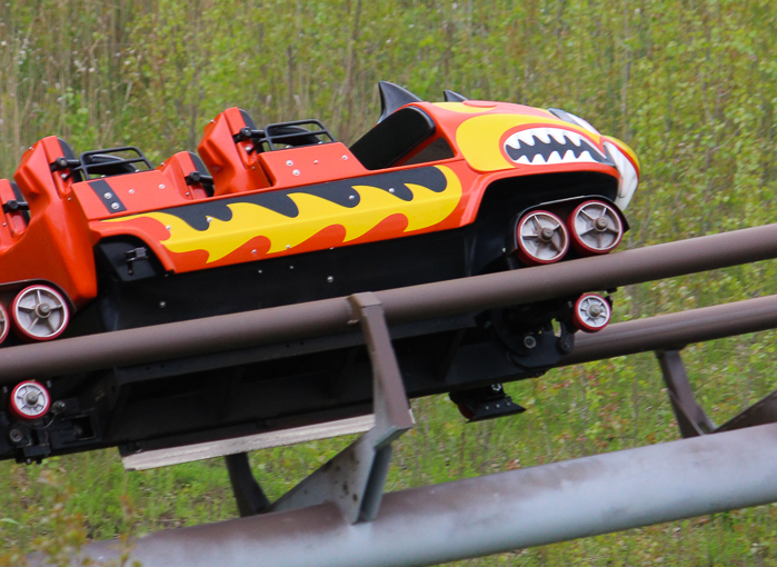 The Dragon Mountain Rollercoaster at Marineland of Canada, Niagara Falls, Ontario