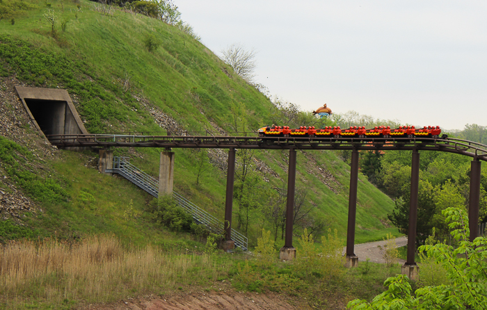 The Dragon Mountain Rollercoaster at Marineland of Canada, Niagara Falls, Ontario