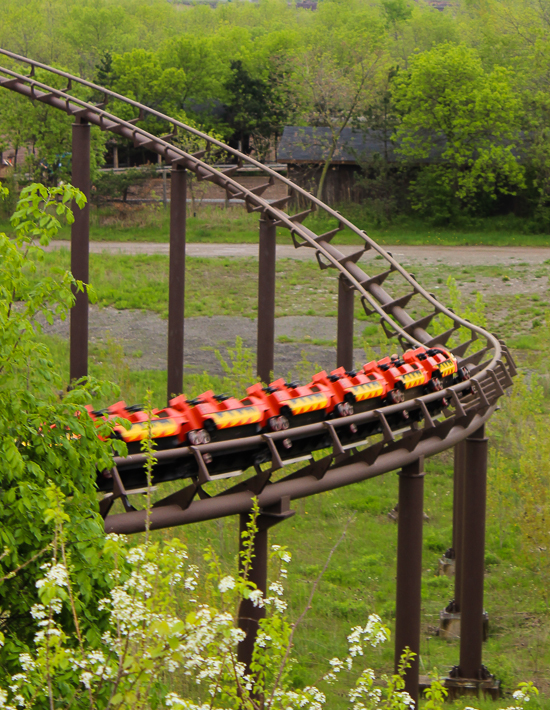 The Dragon Mountain Rollercoaster at Marineland of Canada, Niagara Falls, Ontario