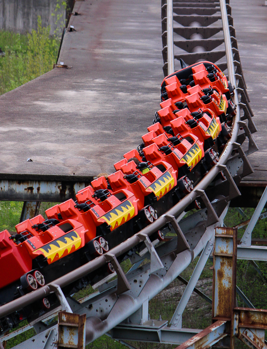 The Dragon Mountain Rollercoaster at Marineland of Canada, Niagara Falls, Ontario