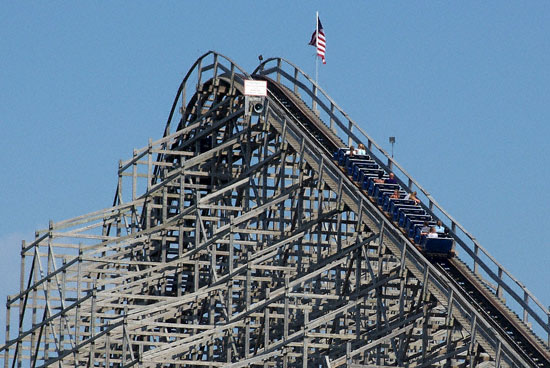 The Shivering Timbers Rollercoaster at Michigan's Adventure, Muskegon, MI