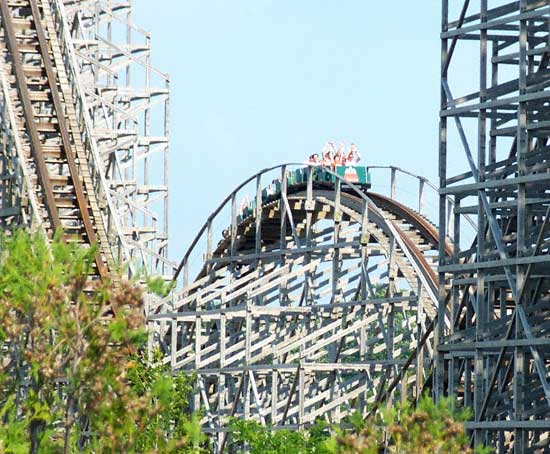 The Shivering Timbers Rollercoaster at Michigan's Adventure, Muskegon, MI