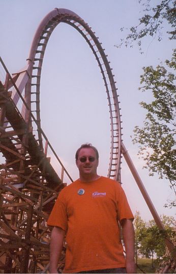Son of Beast and me at Kings Island 2000